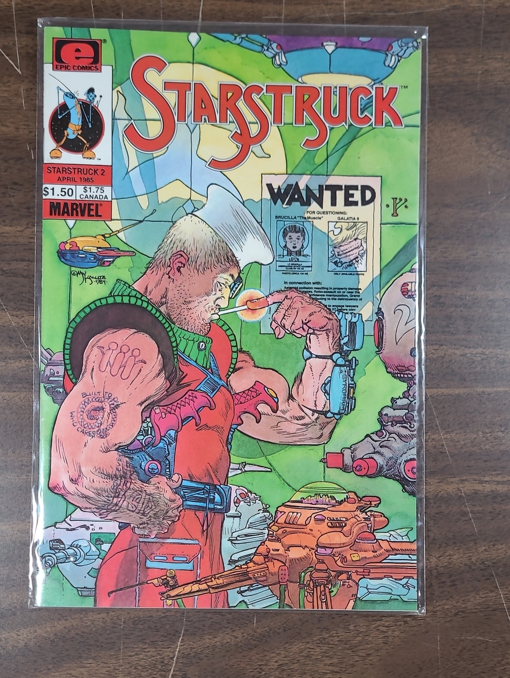Marvel Starstruck Comic Book #2 April 1985 Bagged